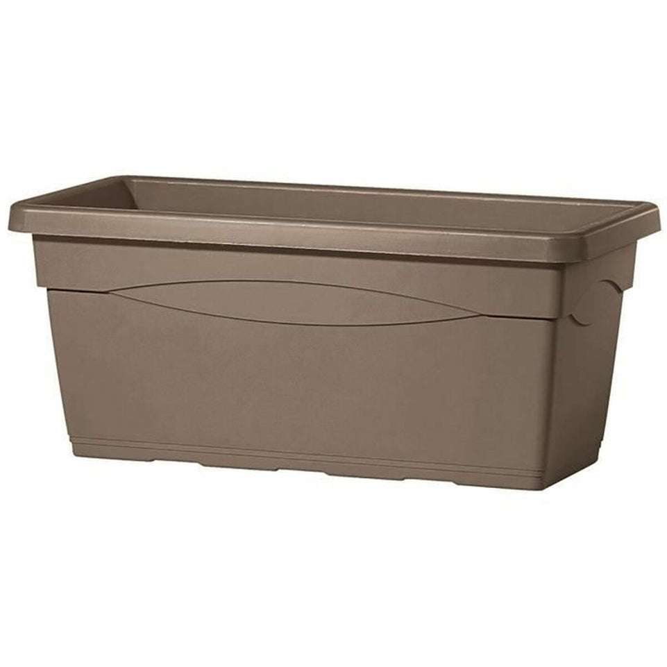 Bloempot Deroma Taupe Gerecycled Geïnjecteerde Rechthoekig 80 cm 80 x 33,5 cm