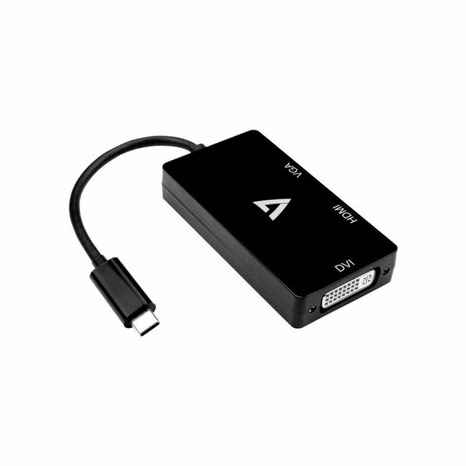 Adapter USB C naar HDMI V7 V7UC-VGADVIHDMI-BLK  Zwart