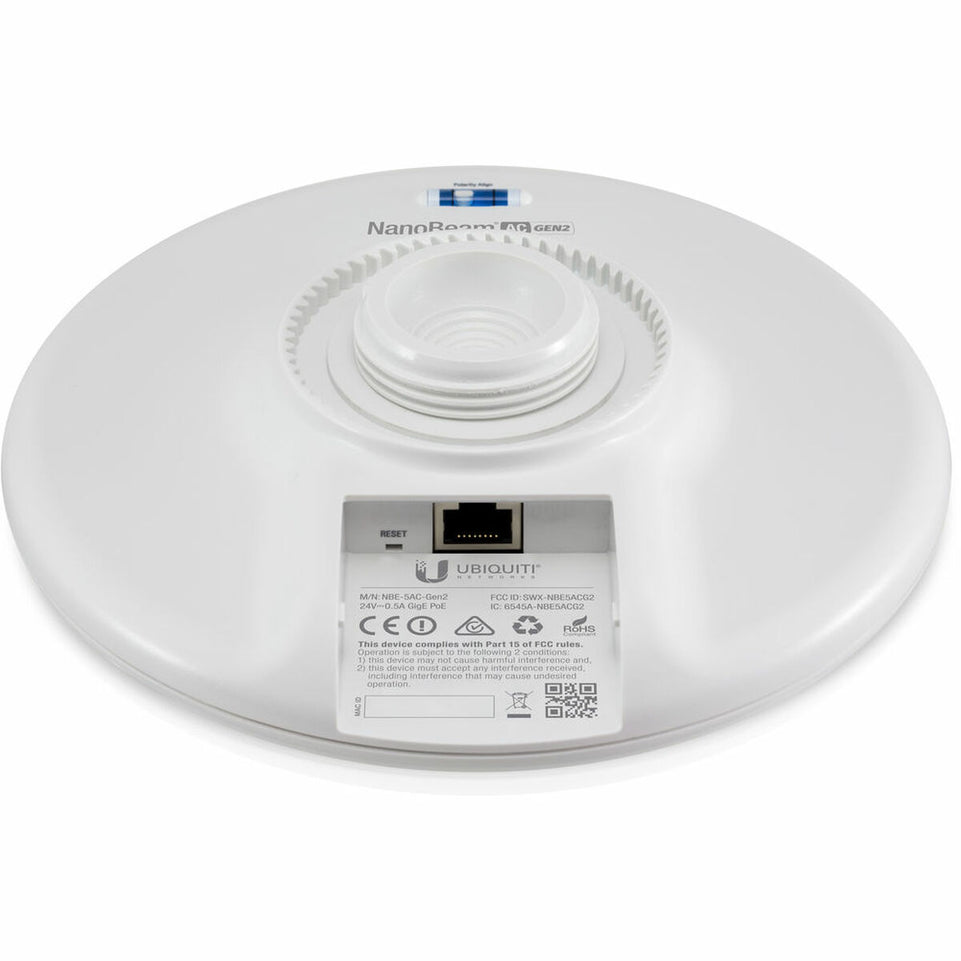 Toegangspunt UBIQUITI NanoBeam 5AC Gen 2 19 dBi 450 Mbit/s