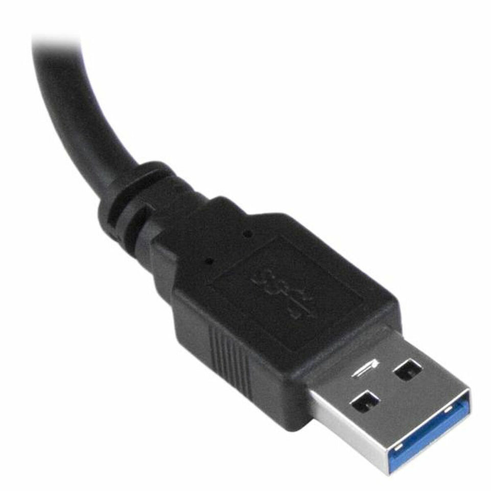 Adapter USB 3.0 naar VGA Startech USB32VGAV Zwart Grijs