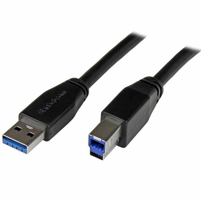 Kabel USB A naar USB B Startech USB3SAB5M            Zwart