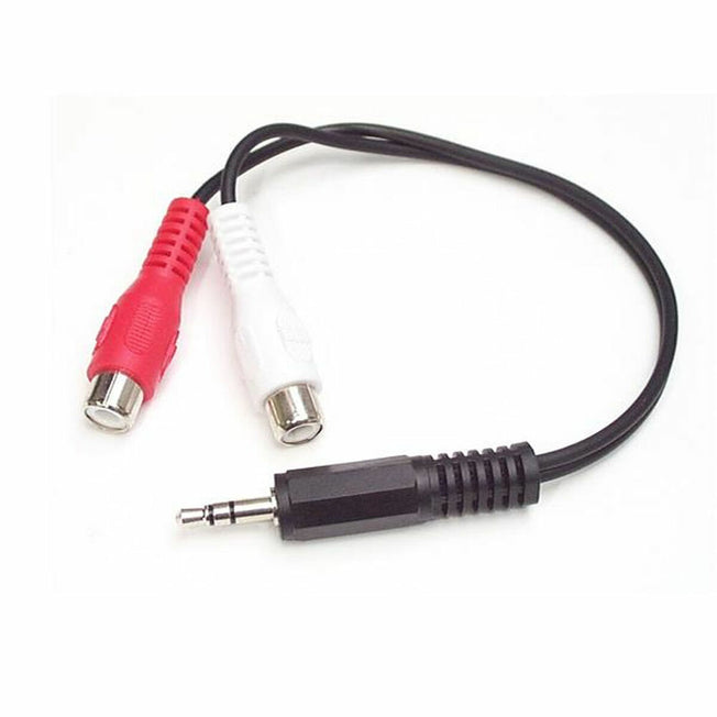 Audio Jack naar RCA Kabel Startech Cable Convertidor Adaptador Audio 15cm Mini Jack 3,5 mm a RCA Estéreo - Conversor