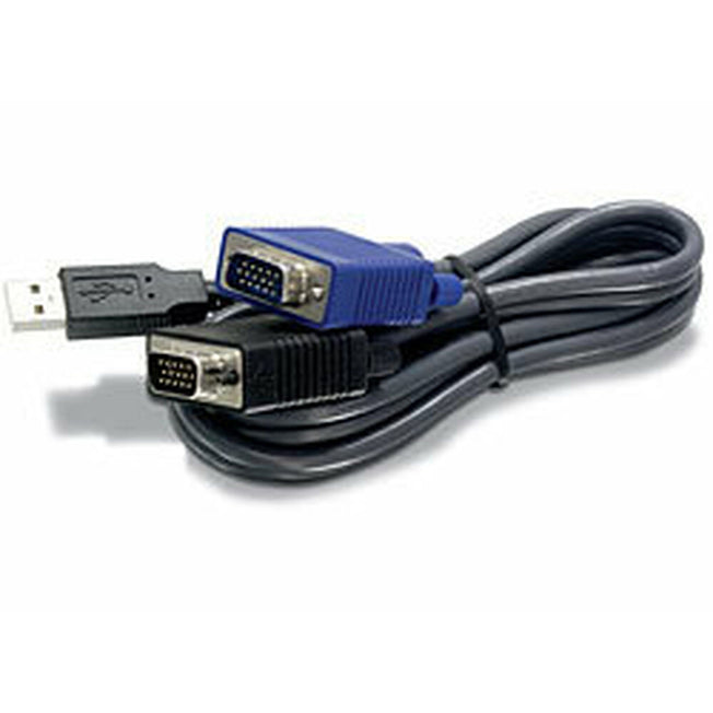 Kabel KVM Trendnet TK-CU06              Zwart 1.8 m