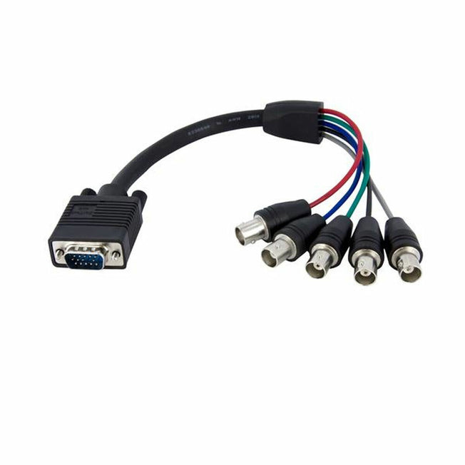 Adapter VGA Startech VGABNCMF1            Coaxiaal BNC Zwart