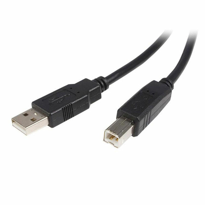 Kabel USB A naar USB B Startech USB2HAB5M            Zwart