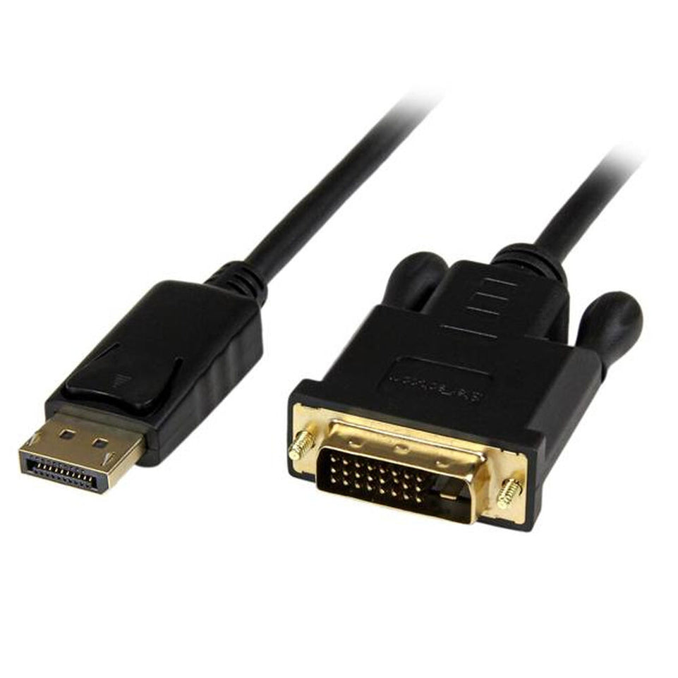 Adapter DisplayPort naar DVI Startech DP2DVIMM6BS 1,8 m Zwart