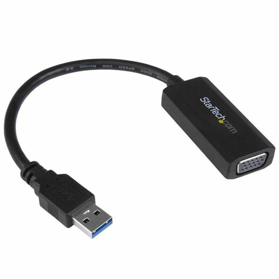 Adapter USB 3.0 naar VGA Startech USB32VGAV Zwart Grijs