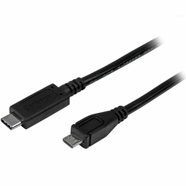 Adapter USB C naar Micro USB 2.0 Startech USB2CUB1M            USB C Zwart