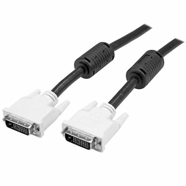 Kabel Video Digitaal DVI-D Startech DVIDDMM3M Wit/Zwart 3 m Zwart 300 m