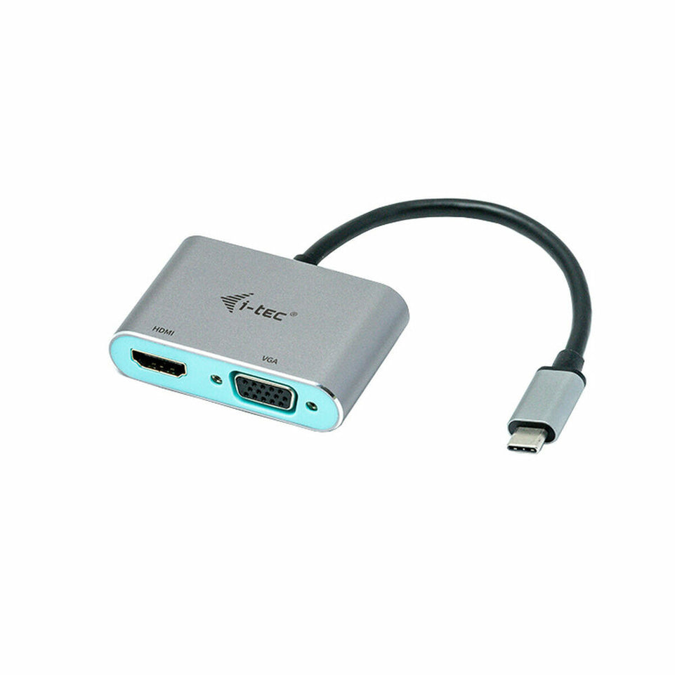 Adapter USB C naar VGA/HDMI i-Tec C31VGAHDMIADA        4K Ultra HD 0,15 m