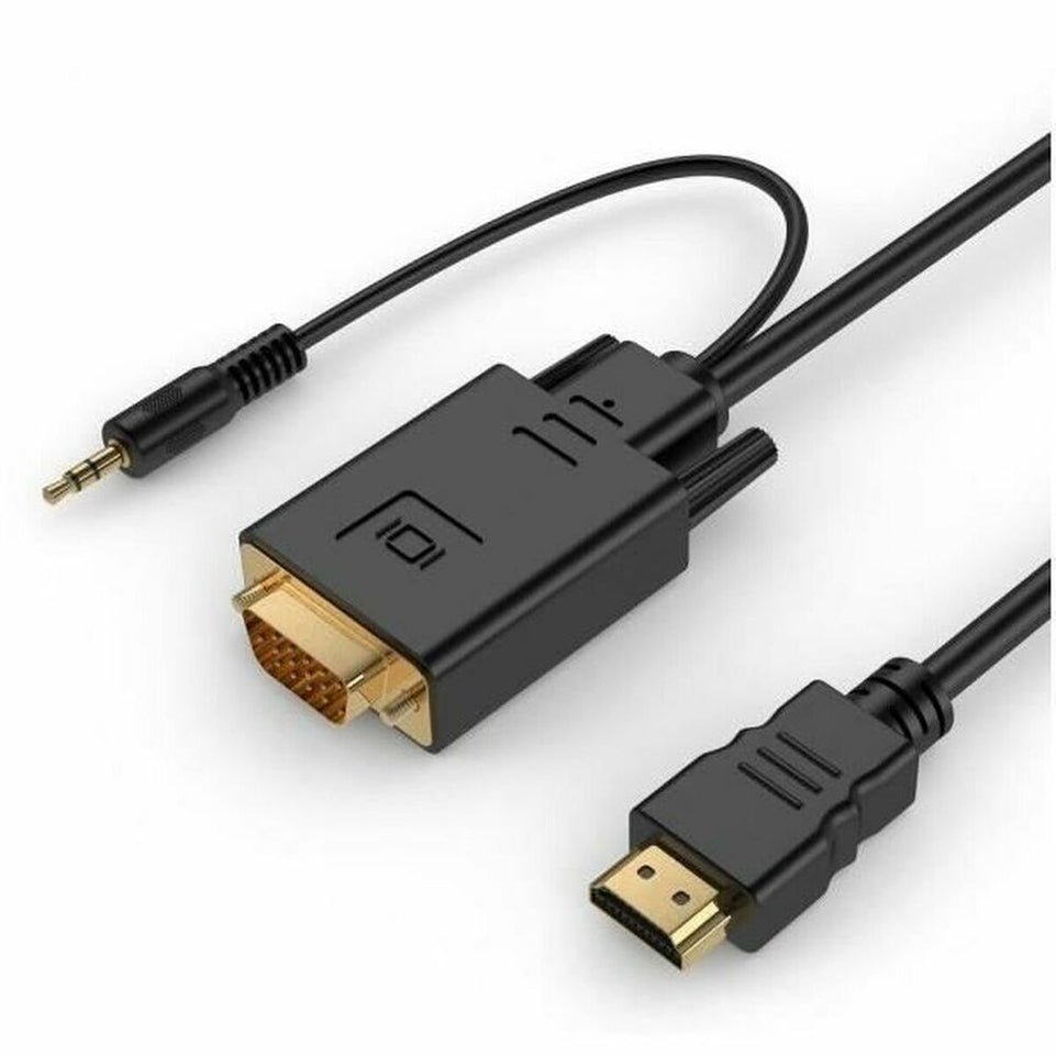 Adapter HDMI naar VGA met Audio Lineaire 1,8 m