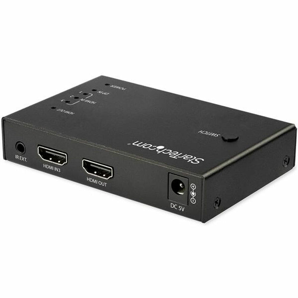 HDMI-Schakelaar Startech VS421HDDP            Zwart