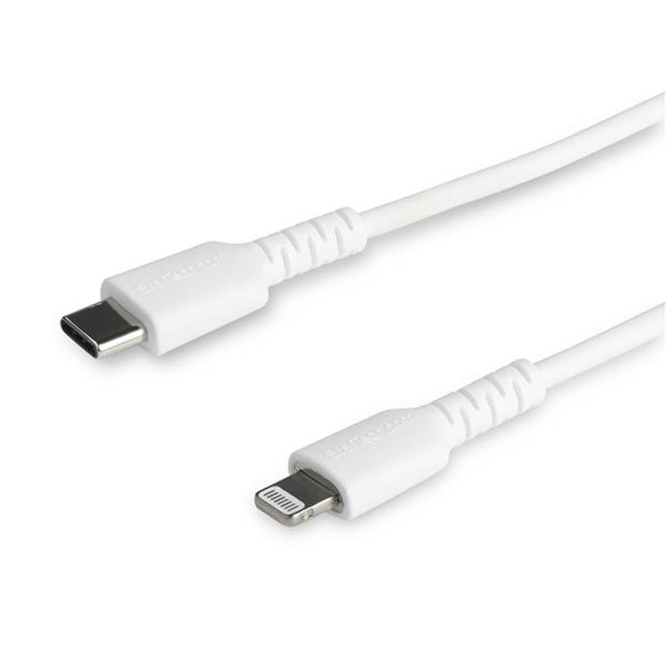 Kabel USB naar Lightning Startech RUSBCLTMM1MW         Wit