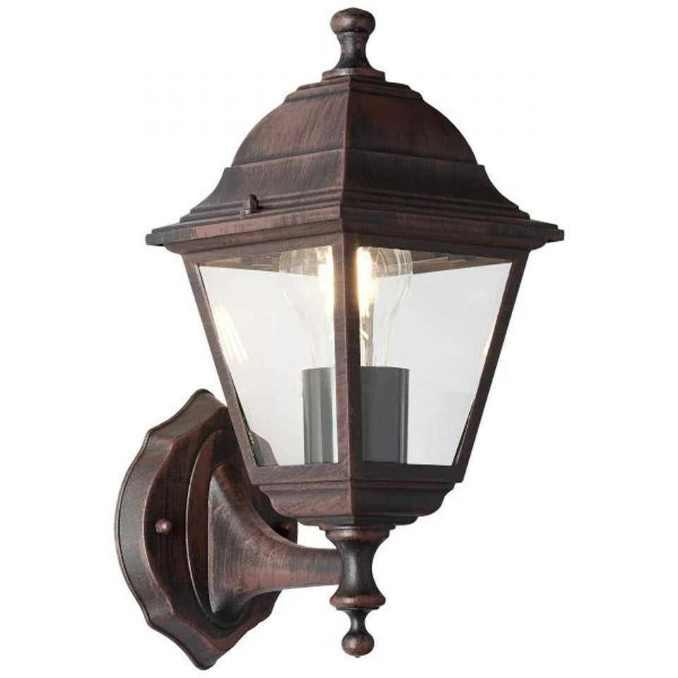 Muurlamp Brilliant Nissie Buitenkant Geoxideerd zwart E27 60 W