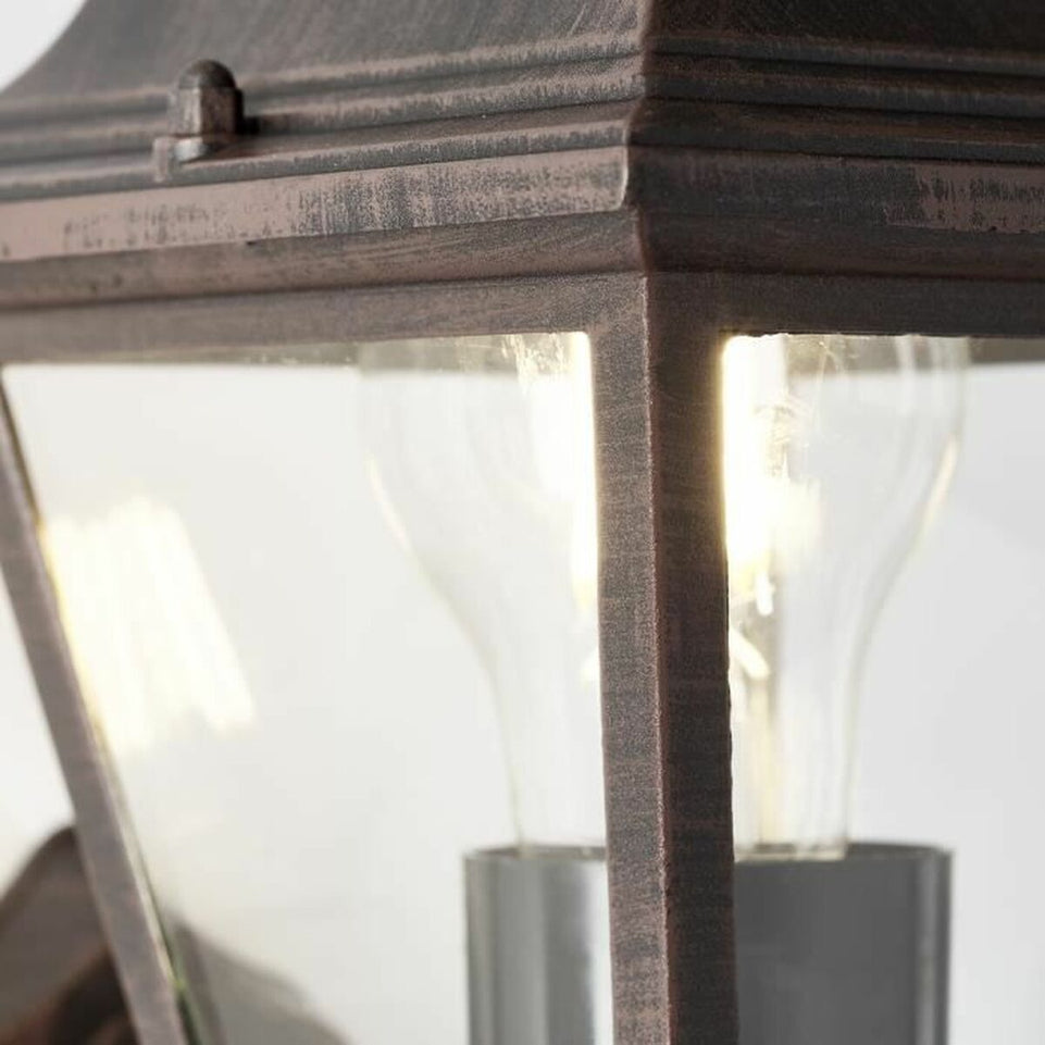 Muurlamp Brilliant Nissie Buitenkant Geoxideerd zwart E27 60 W