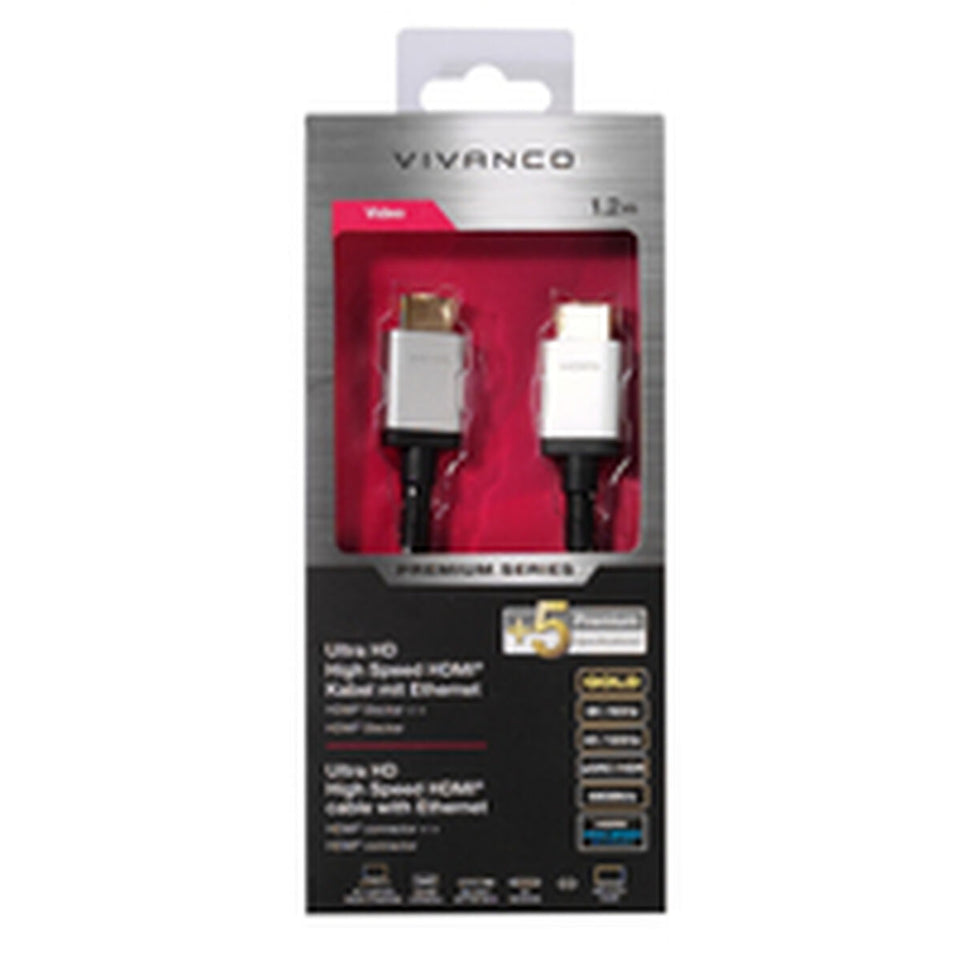 HDMI-Kabel Vivanco 42206 1,2 m Zwart 8K Ultra HD