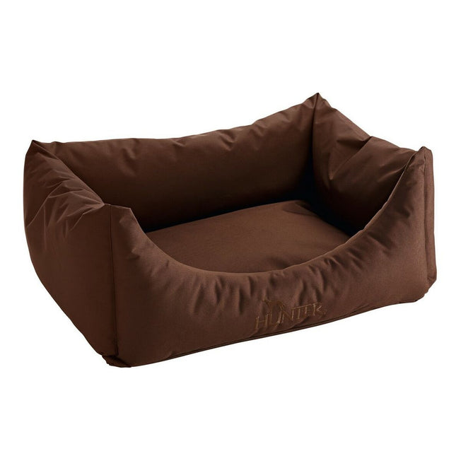 Bank voor honden Hunter Gent Bruin Polyester Brown (80x60 cm) (80 x 60 cm)