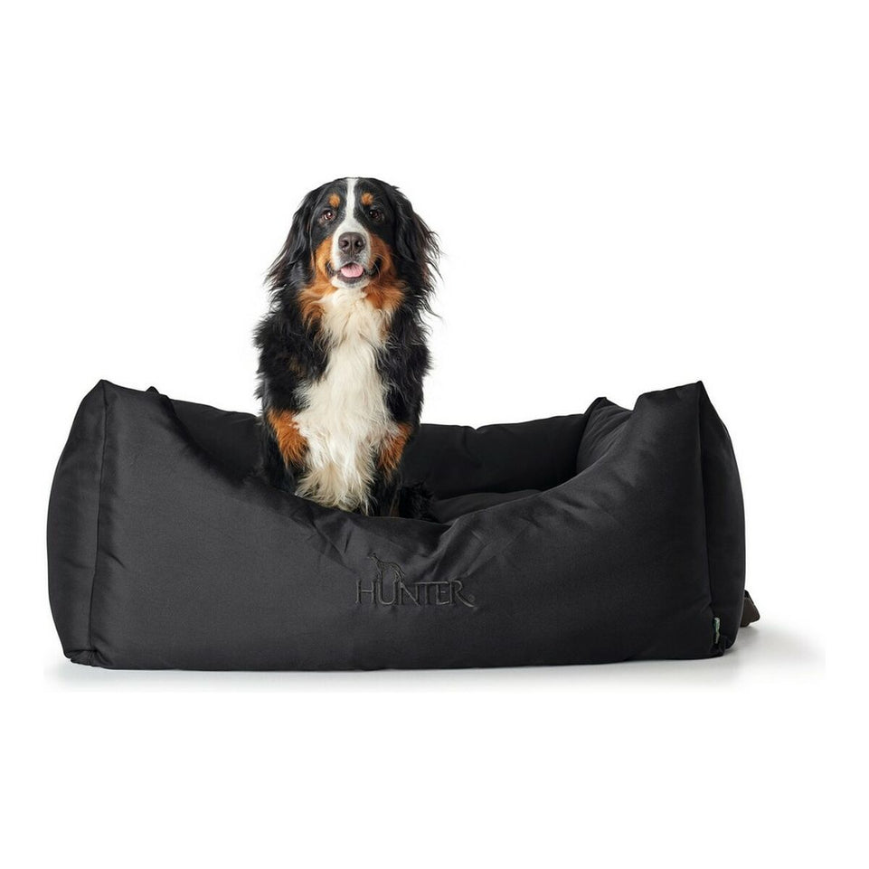 Bank voor honden Hunter Gent Zwart Polyester black (60 x 45 cm)