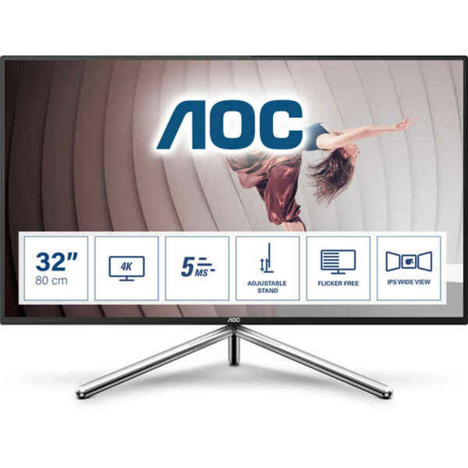 Monitor AOC U32U1 4K ULTRA HD LED 32" LED IPS Flicker free 60 Hz 50-60  Hz