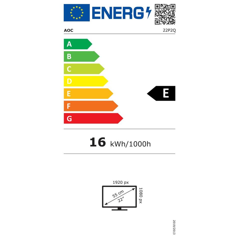 Monitor AOC 22P2Q LED 21,5"