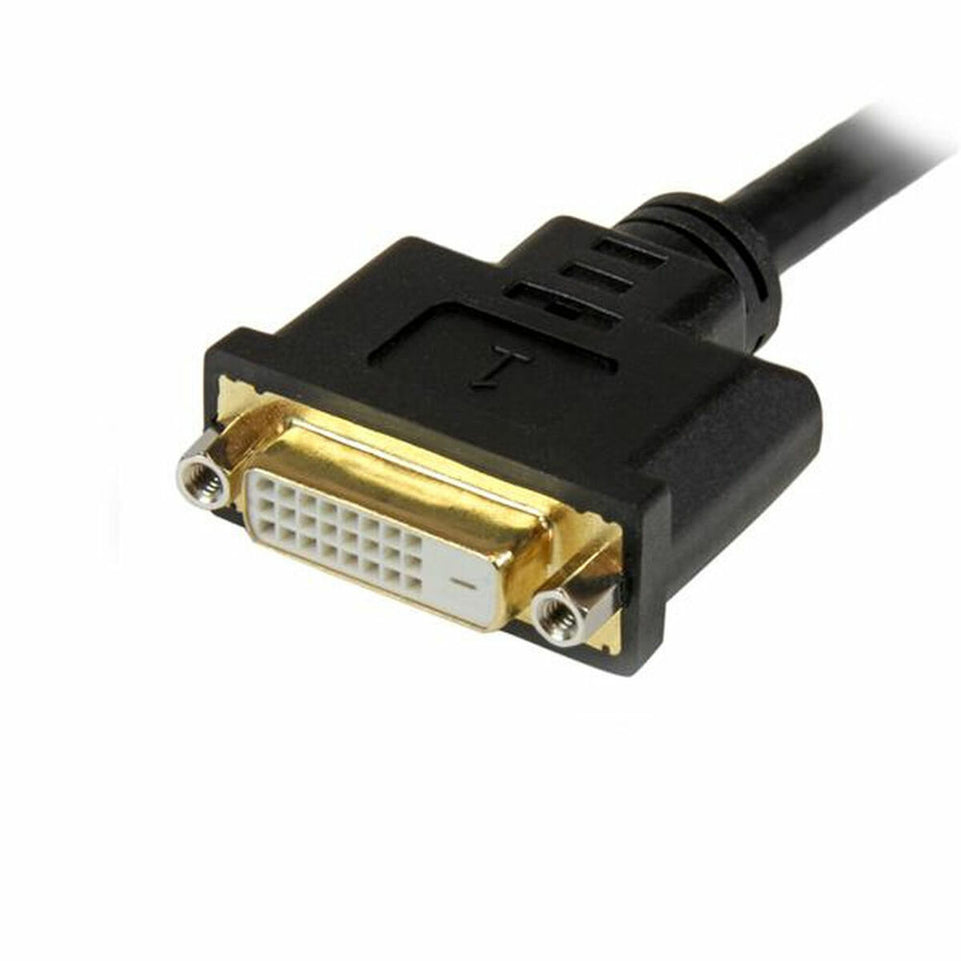 Kabel DVI-I naar DVI-D en VGA Startech DVI92030202L         Zwart 0,2 m