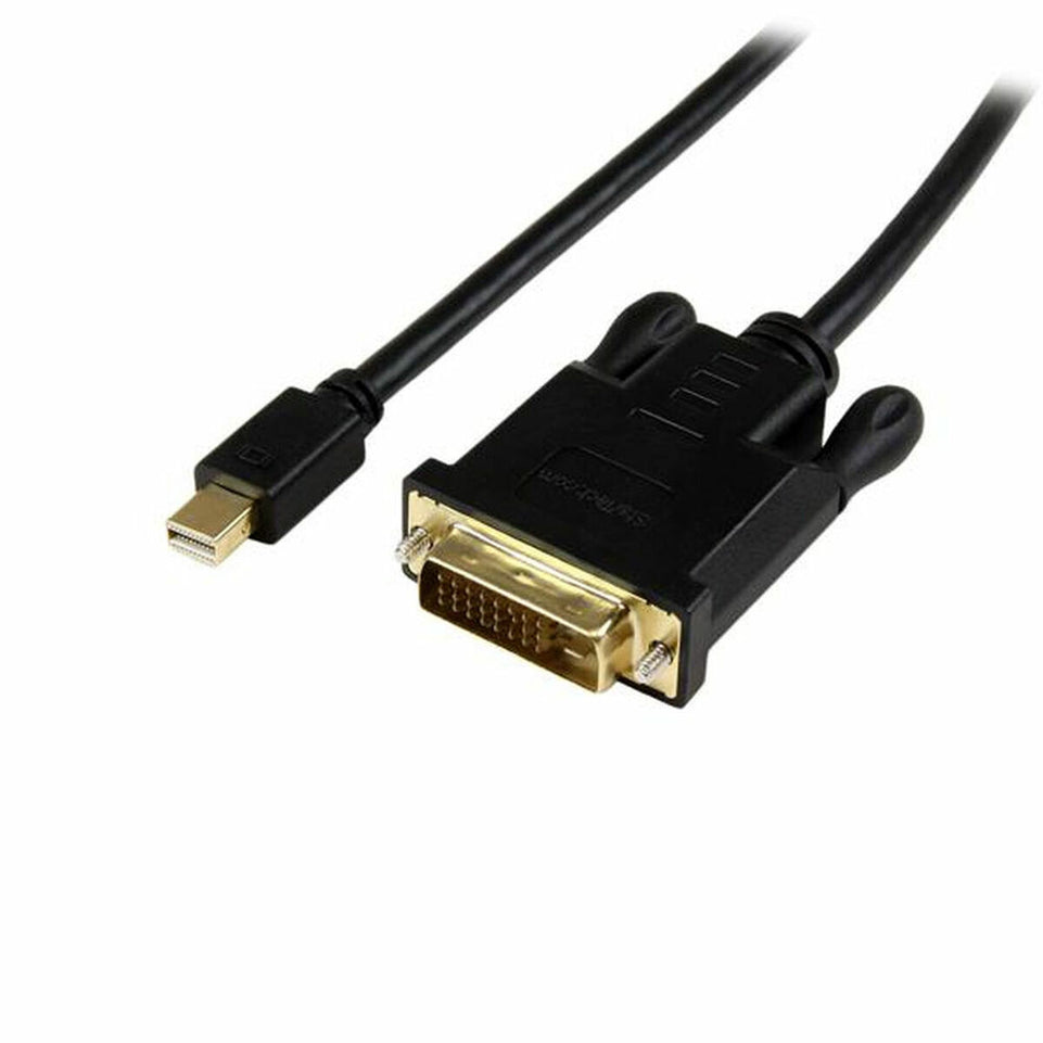 Adapter DisplayPort naar DVI Startech MDP2DVIMM3BS         Zwart