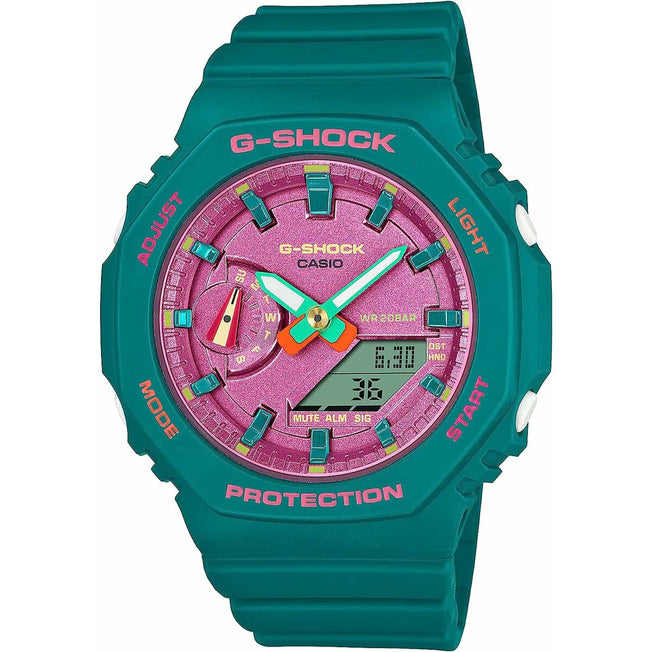 Horloge Dames Casio G-Shock BRIGHT SUMMER GREEN (Ø 43 mm)