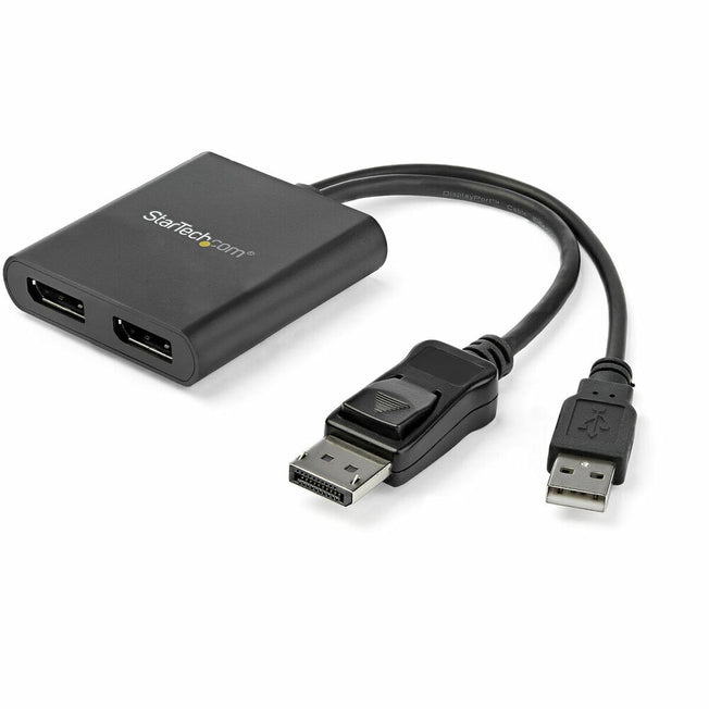 Splitter DisplayPort Startech MSTDP122DP Zwart 4K Ultra HD