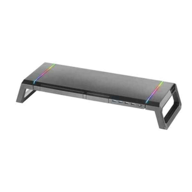 Schermtafel Support Mars Gaming MGS PREMIUM LED RGB Zwart