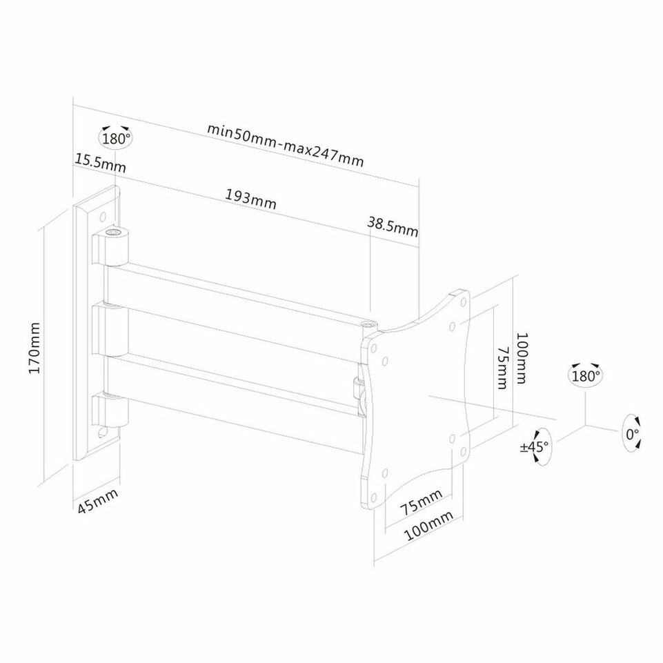 TV houder Neomounts FPMA-W820 15 kg 27" 10"