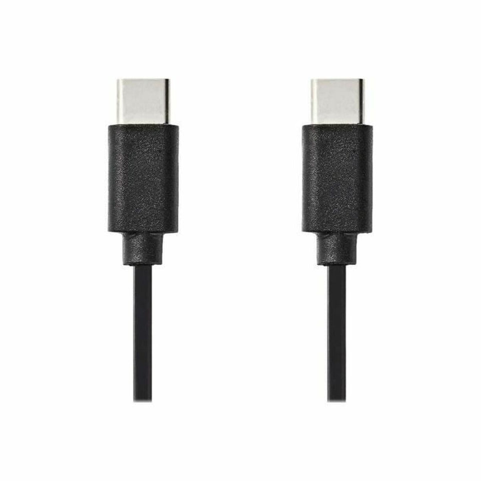 Kabel USB C Nedis CCGP60700BK10 Zwart 1 m