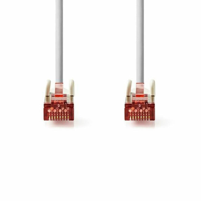 Kabel RJ45 Categorie 6 FTP Rigide Nedis CCGP85221GY30 3 m Wit