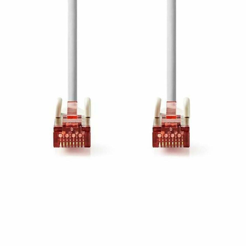 Kabel RJ45 Categorie 6 FTP Rigide Nedis CCGP85221GY30 3 m Wit