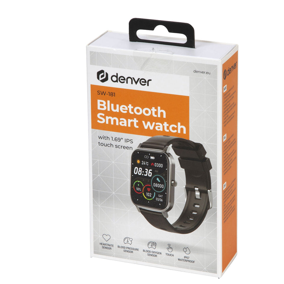 Smartwatch Denver Electronics SW-181 Zwart 1,7"