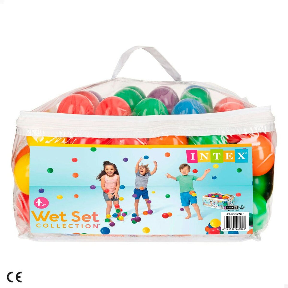 Ballen   Intex Fun Ballz         100 Onderdelen 6,5 x 6,5 x 6,5 cm