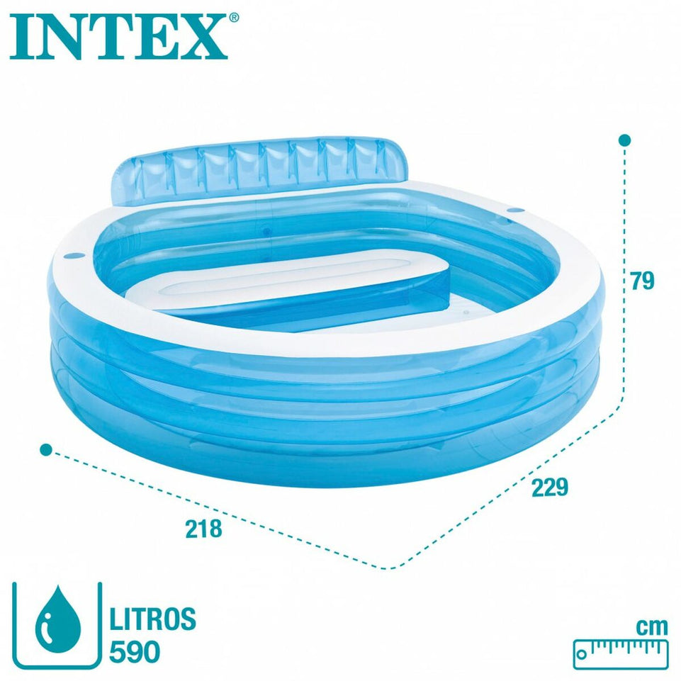 Opblaaszwembad Intex 57190NP 590 L 229 x 79 x 218 cm