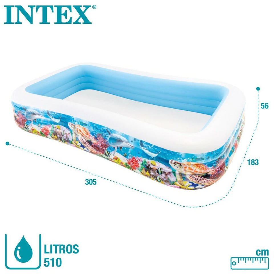 Opblaaszwembad Intex Tropisch 1020 L 305 x 56 x 183 cm