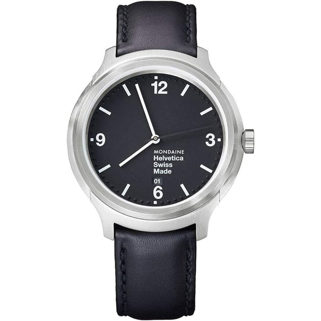 Horloge Heren Mondaine HELVETICA No. 1 BOLD (Ø 43 mm)