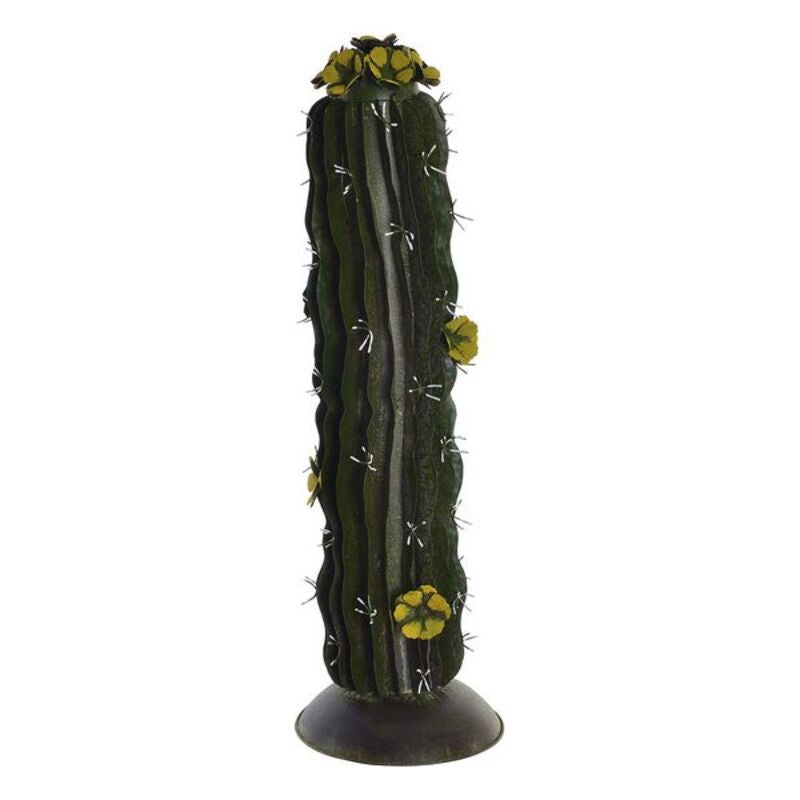 Standbeelden voor in de tuin DKD Home Decor Cactus Metaal (21 x 21 x 72 cm)