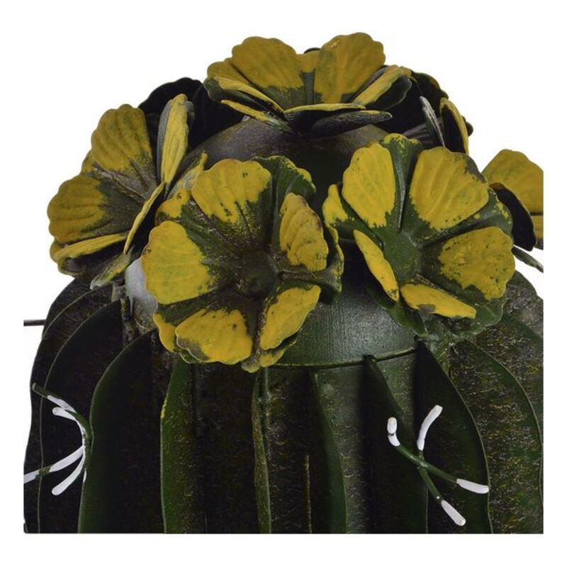 Standbeelden voor in de tuin DKD Home Decor Cactus Metaal (21 x 21 x 72 cm)