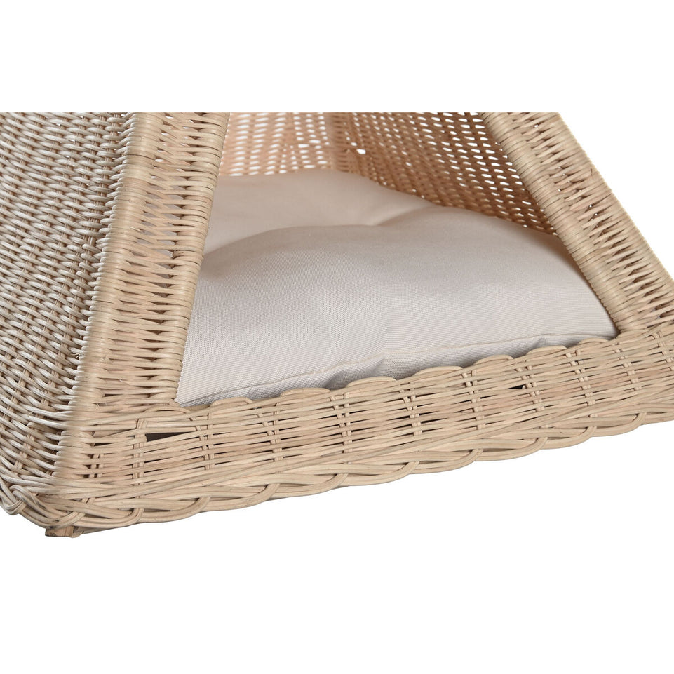 Hondenbed DKD Home Decor Natuurlijk Rotan 45 x 45 x 45 cm