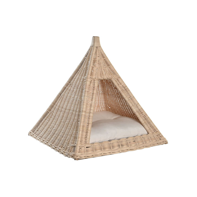 Hondenbed DKD Home Decor Natuurlijk Rotan 45 x 45 x 45 cm