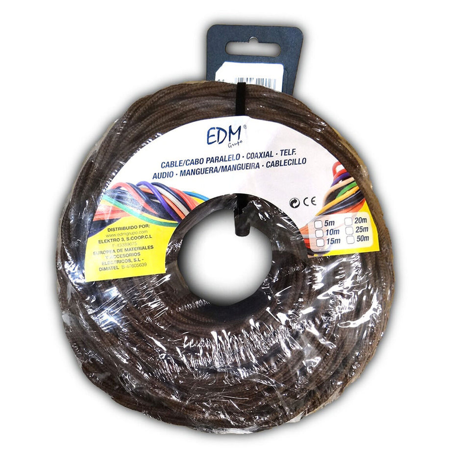 Kabel voor Parallele Interface EDM 11993 Bruin 25 m 3 x 1,5 mm