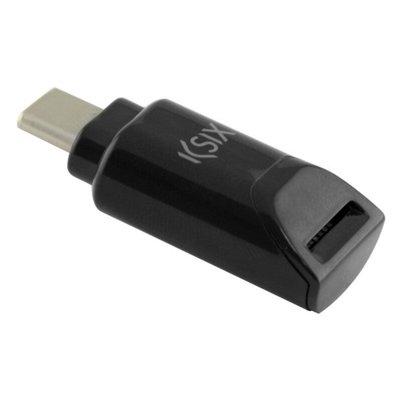 Adapter USB 2.0 naar USB-C KSIX Zwart