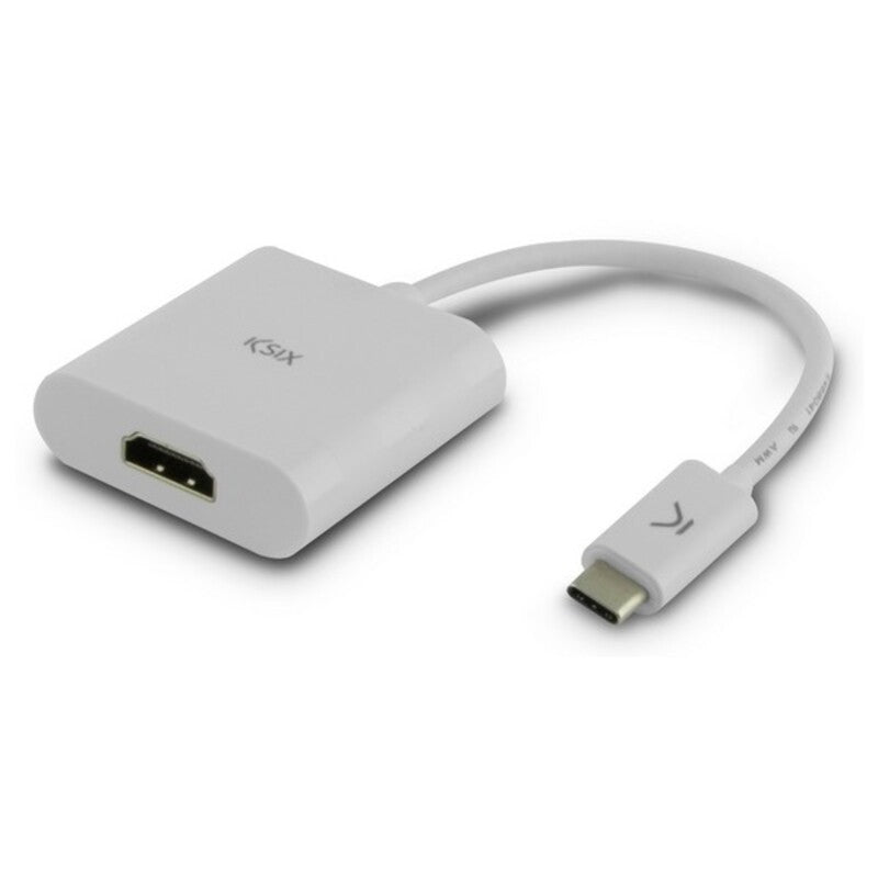 Adapter USB C naar HDMI KSIX Wit