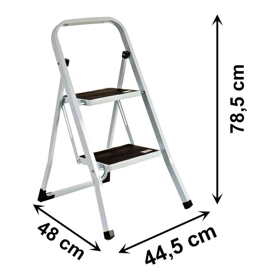 Trap 22328 Wit Zwart Ijzer (4 x 86 x 45,5 cm)