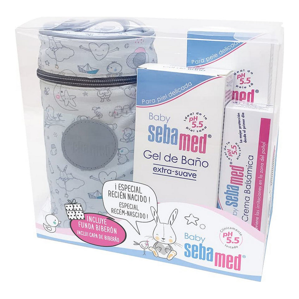 Badkamerset voor Baby's Sebamed Pasgeborene (4 pcs)