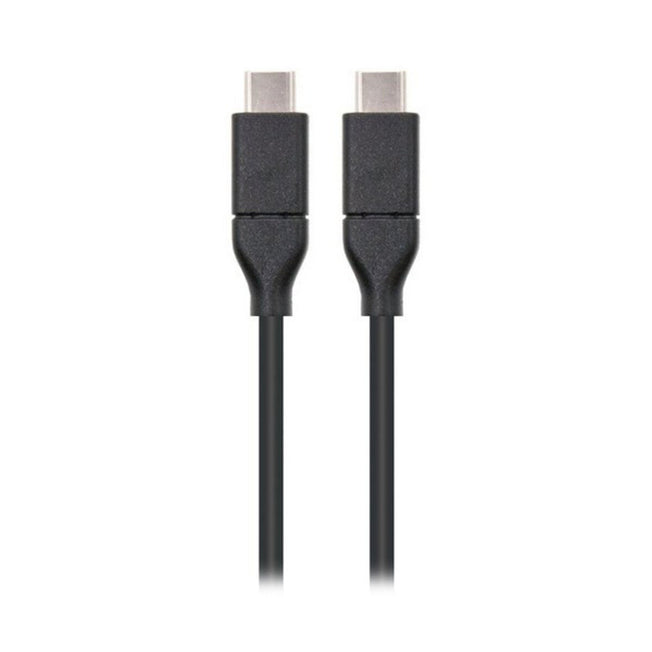 USB-C 3.1 Kabel NANOCABLE 10.01.4101 Zwart (1 m)