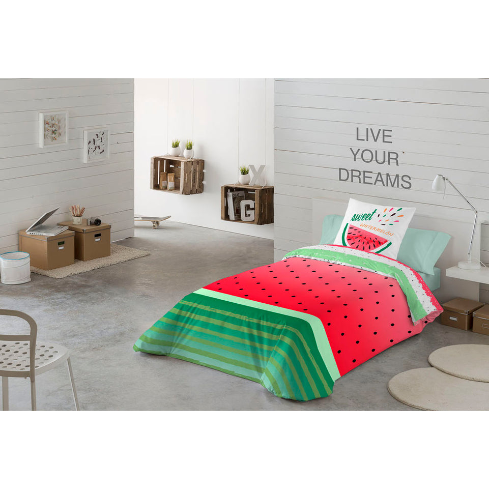 Noorse hoes Icehome WATERMELON Omkeerbaar 150 x 220 cm Bed van 90