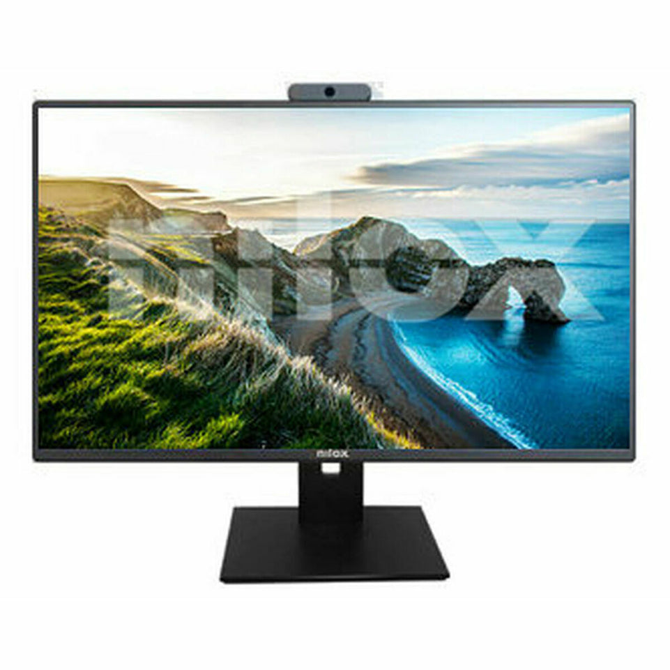 Monitor Nilox Monitor 24" con webcam y regulable en altura FHD Zwart 23.8"